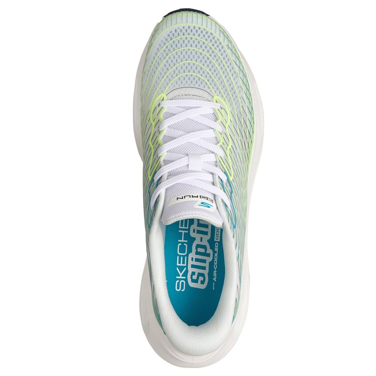 SKECHERS - Zapatillas Hombre Slipins GlideStep Sapphire Blanco Skechers