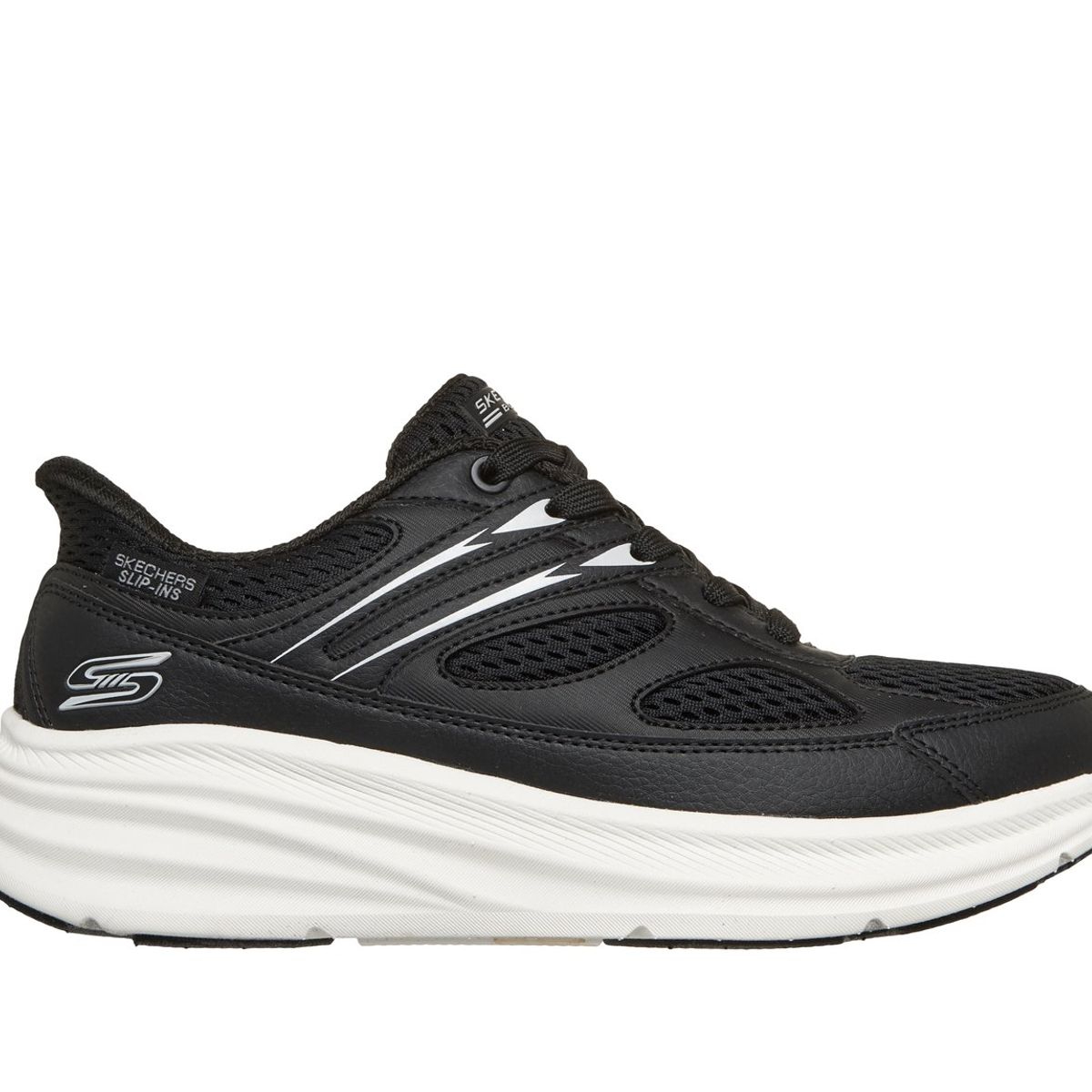 SKECHERS - Zapatillas Mujer Slip-ins BobsSkillz Layered Negro Skechers