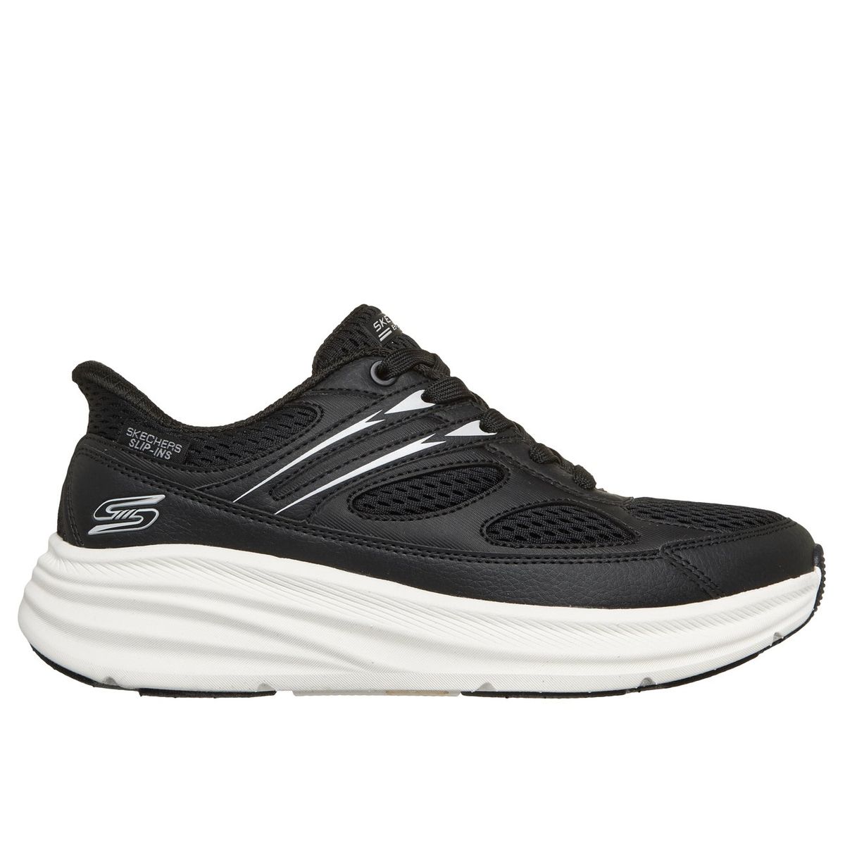 SKECHERS - Zapatillas Mujer Slip-ins BobsSkillz Layered Negro Skechers