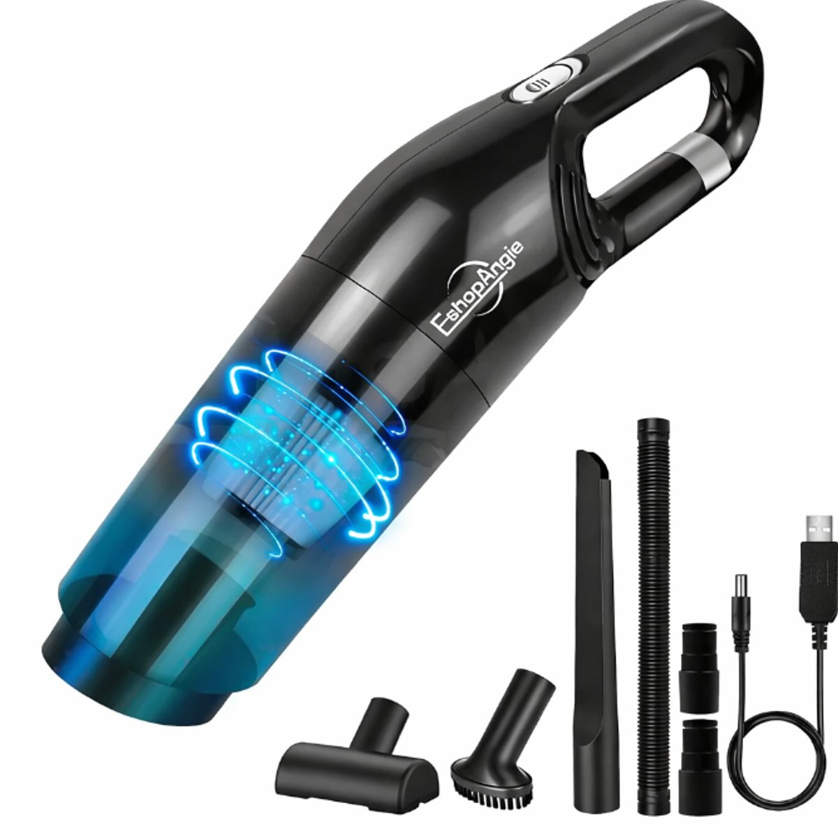 GENERICO - Aspiradora De Mano Portátil 12v Para Auto Casa Recargable