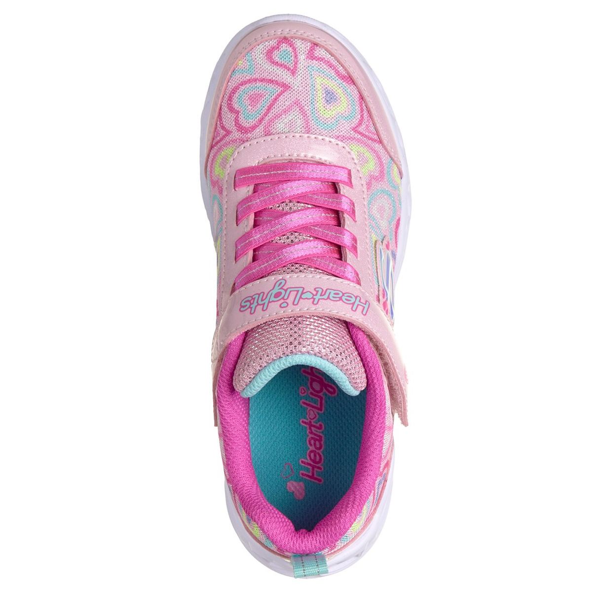 SKECHERS - Zapatillas Niña Heart Lights Boogie Love Rosado Skechers