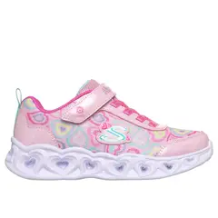 SKECHERS - Zapatillas Niña Heart Lights Boogie Love Rosado