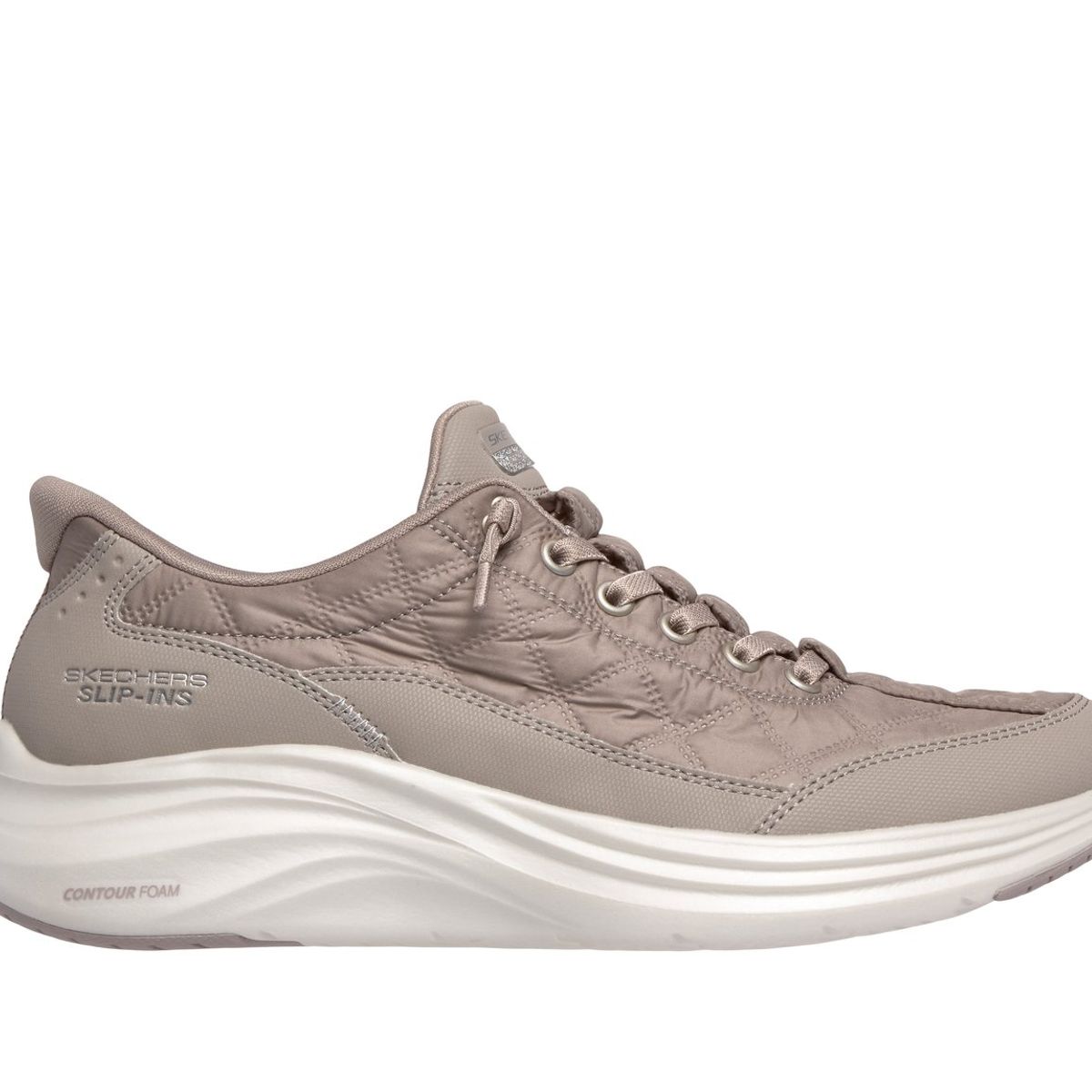 SKECHERS - Zapatillas Mujer Slip-ins ContourFoam Golden H Gris Skechers