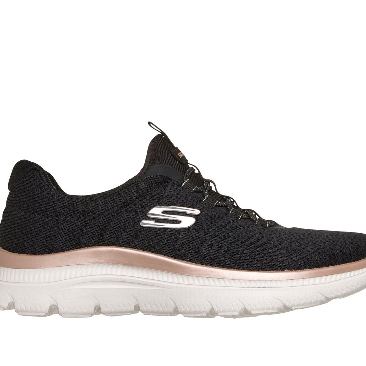 SKECHERS - Zapatillas Mujer Summits Plus Golden Drift Negro Skechers