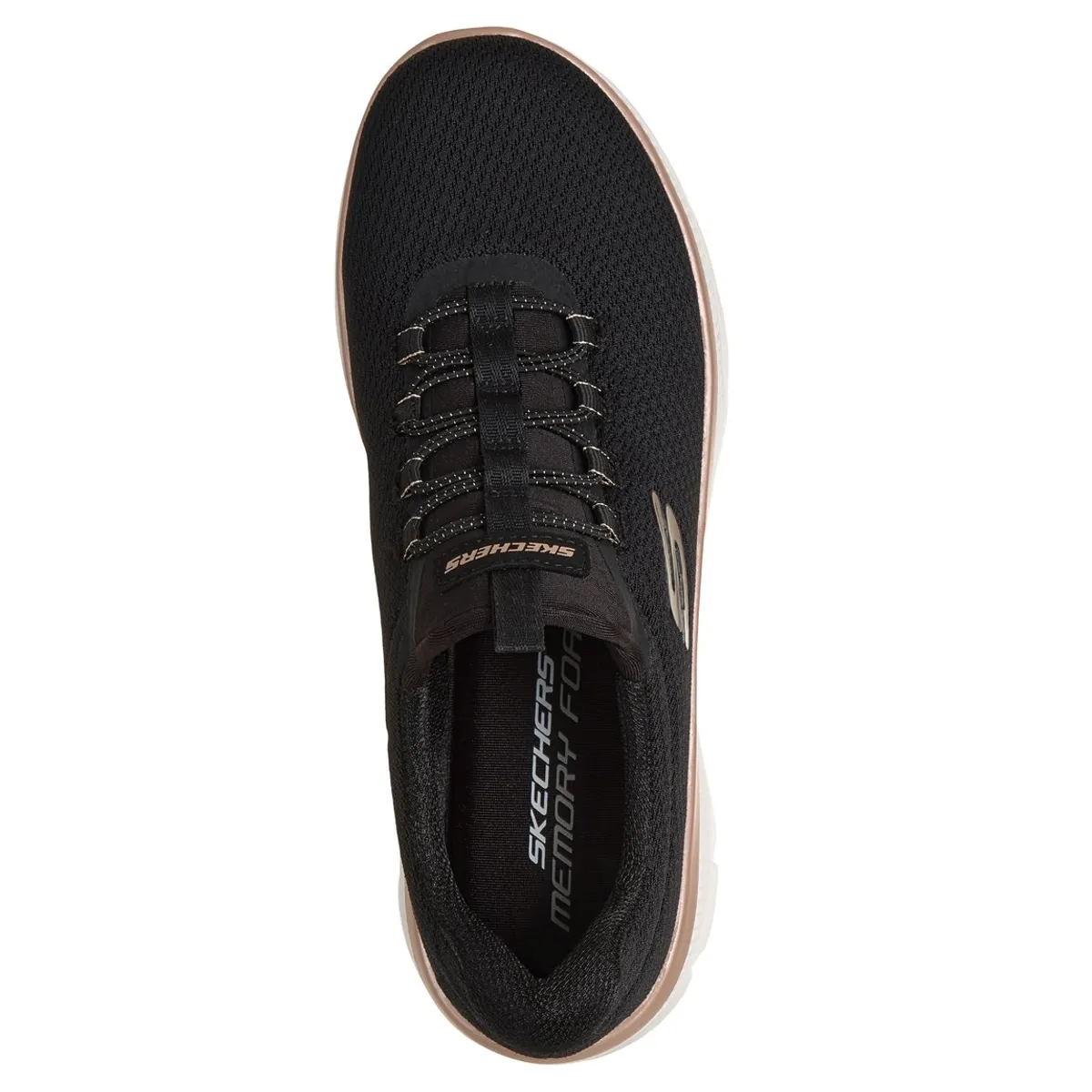 SKECHERS - Zapatillas Mujer Summits Plus Golden Drift Negro Skechers