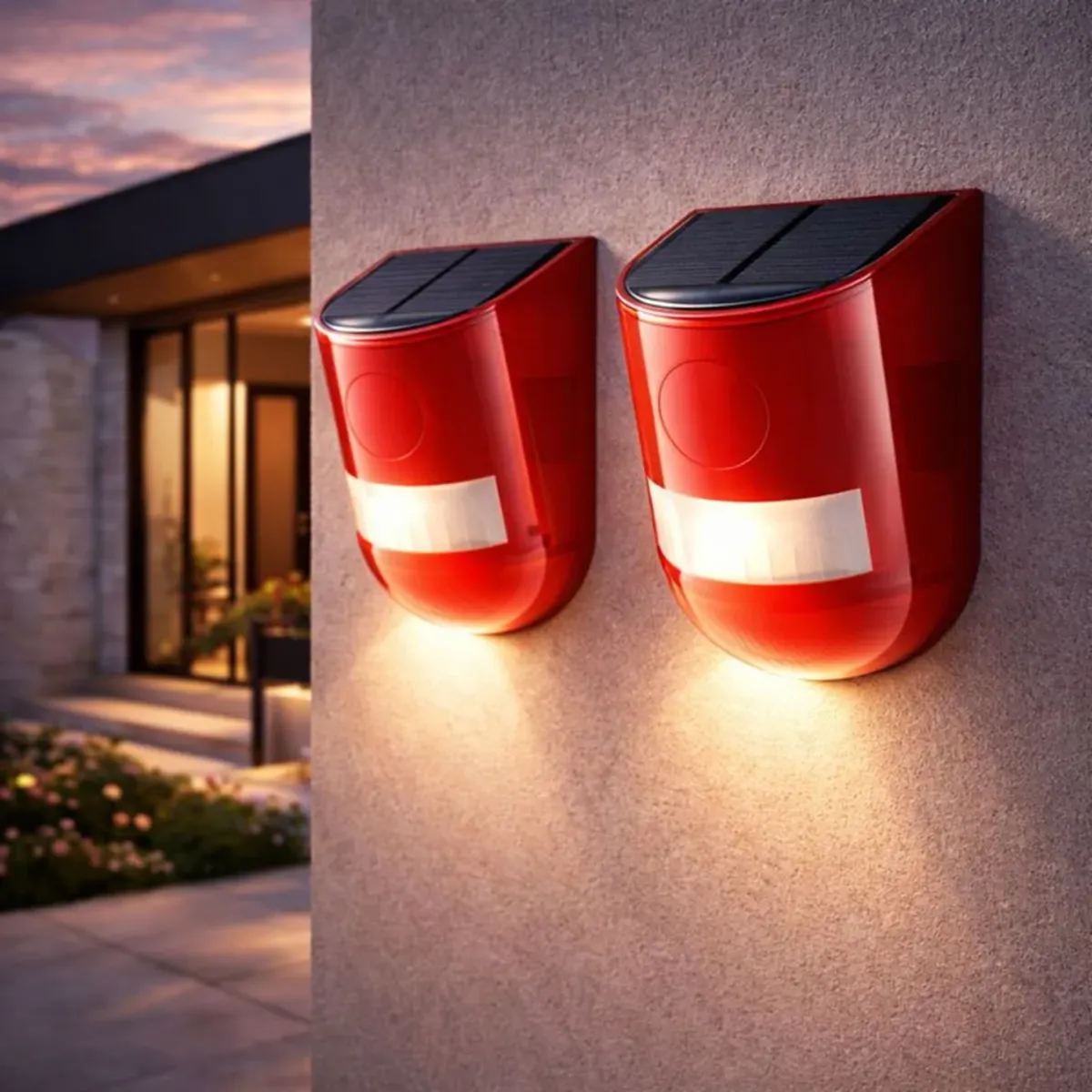 MOVI - Pack 2 Alarmas Solar con Sensor de Movimiento 129 dB