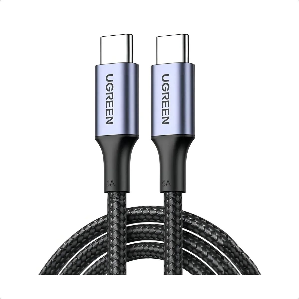 UGREEN - Cable Ugreen USB-C a USB-C 100W 1 m - Carga Rápida PD