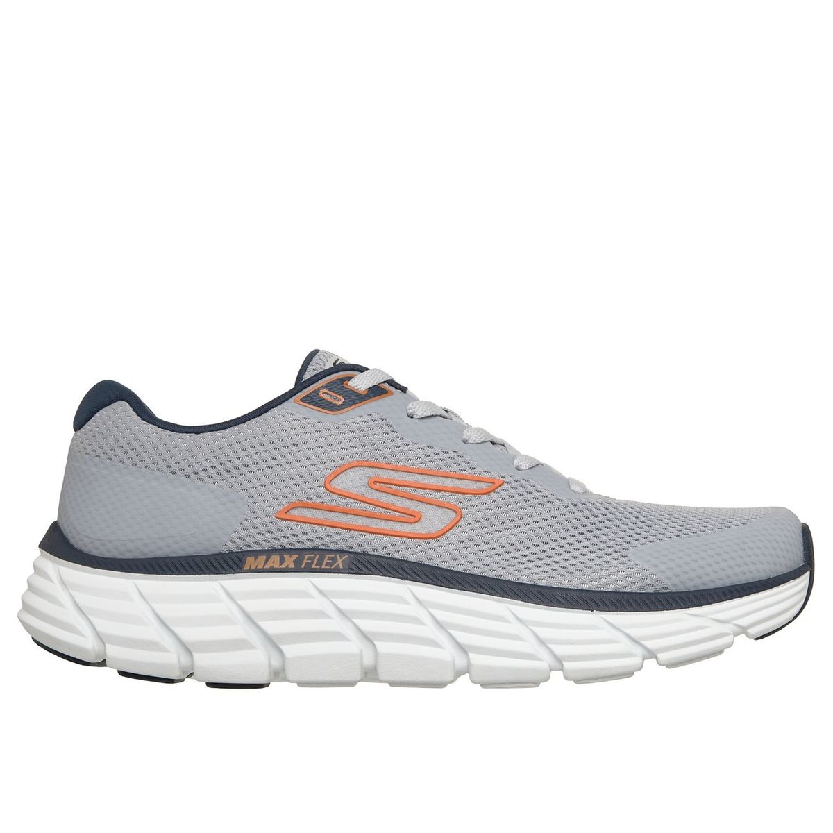 SKECHERS - Zapatillas Hombre Max Flex Gris Skechers