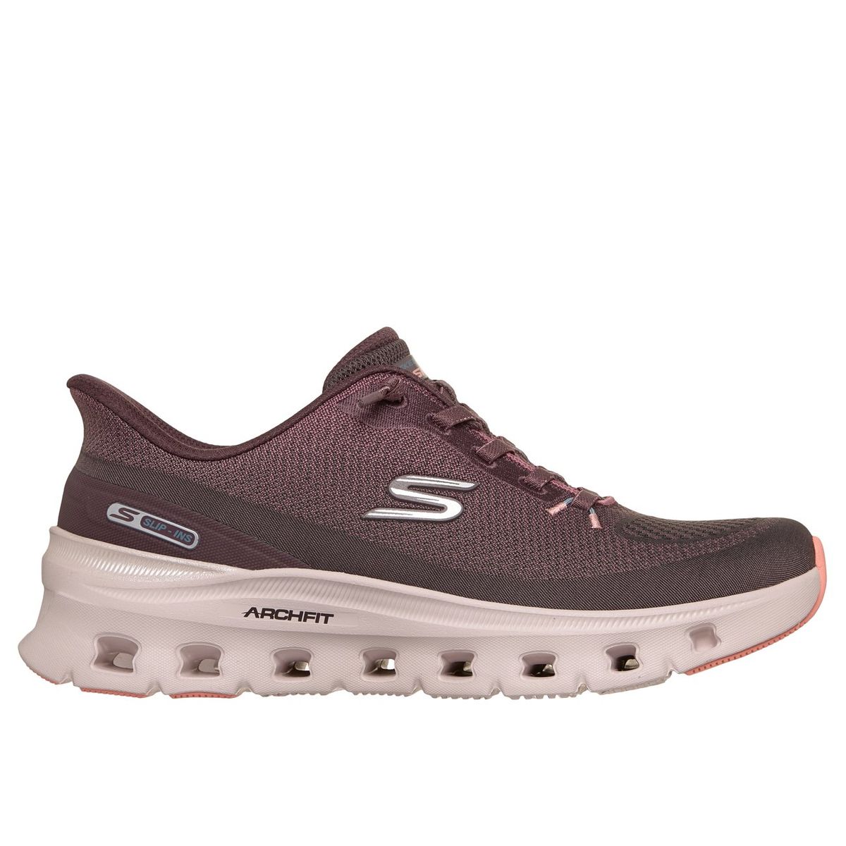SKECHERS - Zapatillas Mujer Slip-ins Glide-Step Pro Burdeo Skechers