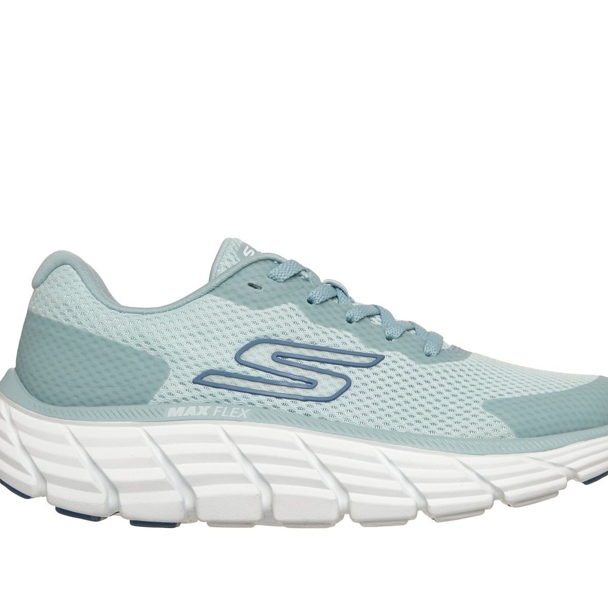 SKECHERS - Zapatillas Mujer Max Flex Gris Skechers