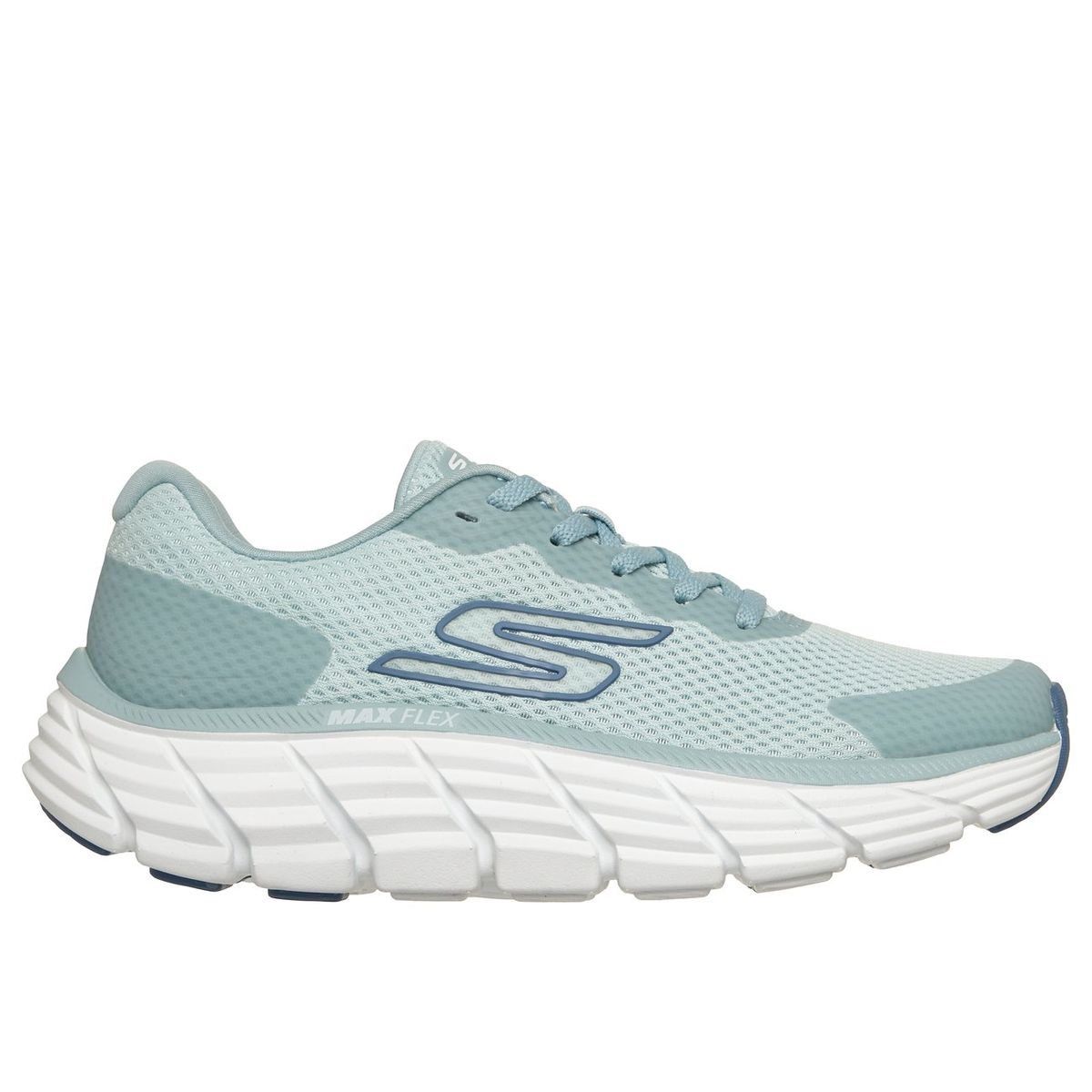 SKECHERS - Zapatillas Mujer Max Flex Gris Skechers
