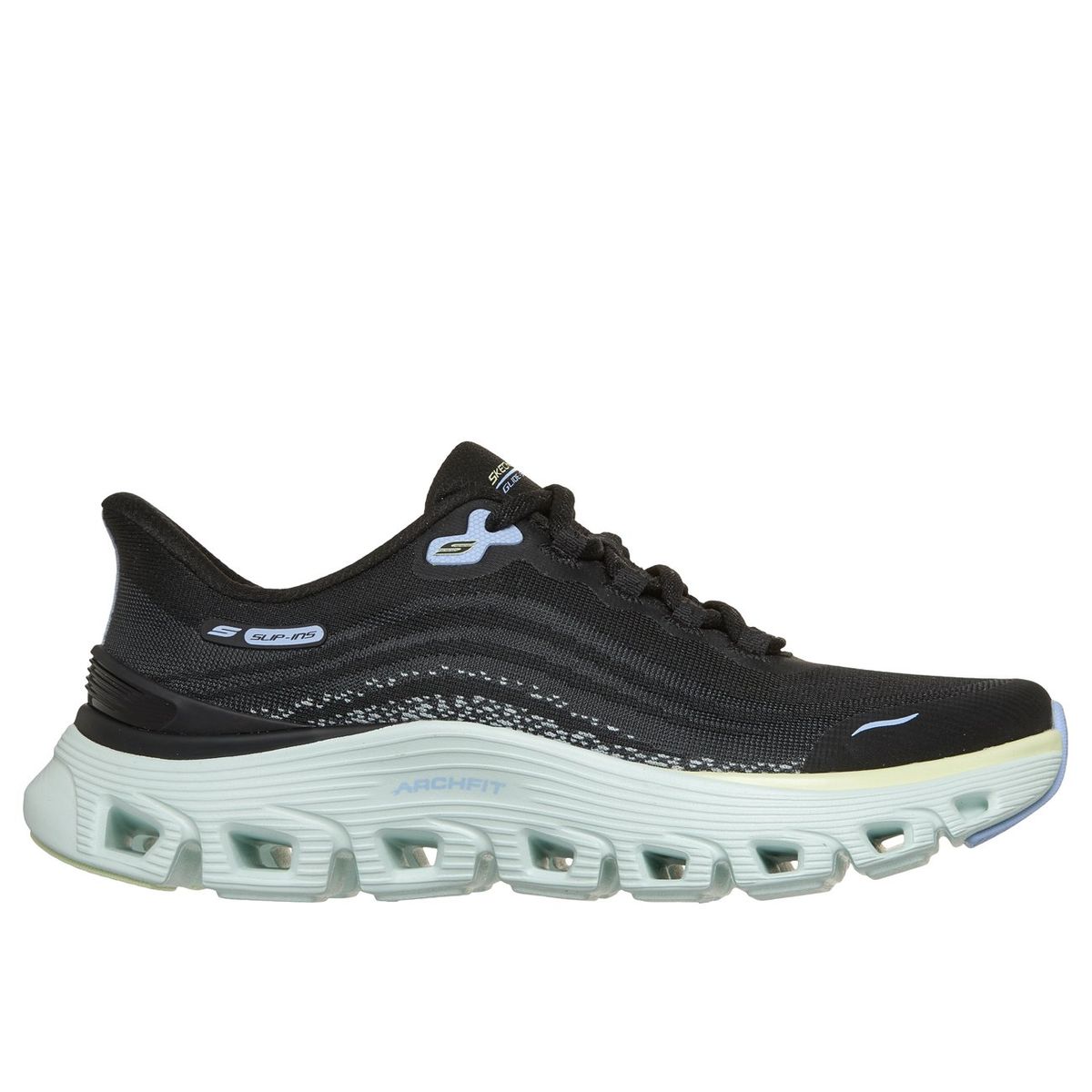 SKECHERS - Zapatillas Mujer Slip-ins AF Glide-Step Wave Negro Skechers