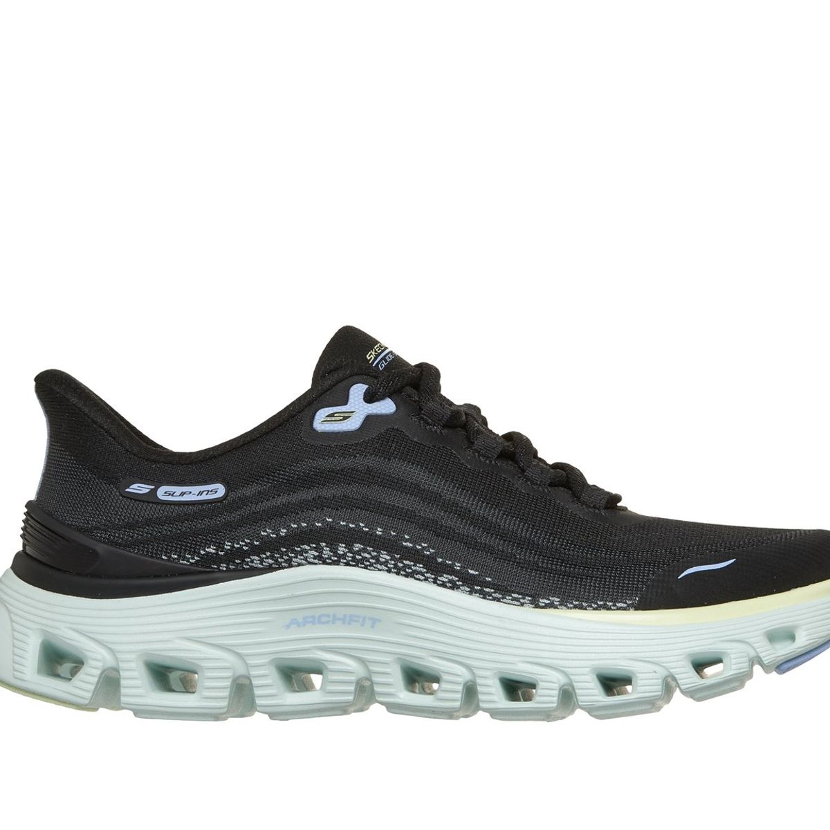 SKECHERS - Zapatillas Mujer Slip-ins AF Glide-Step Wave Negro Skechers