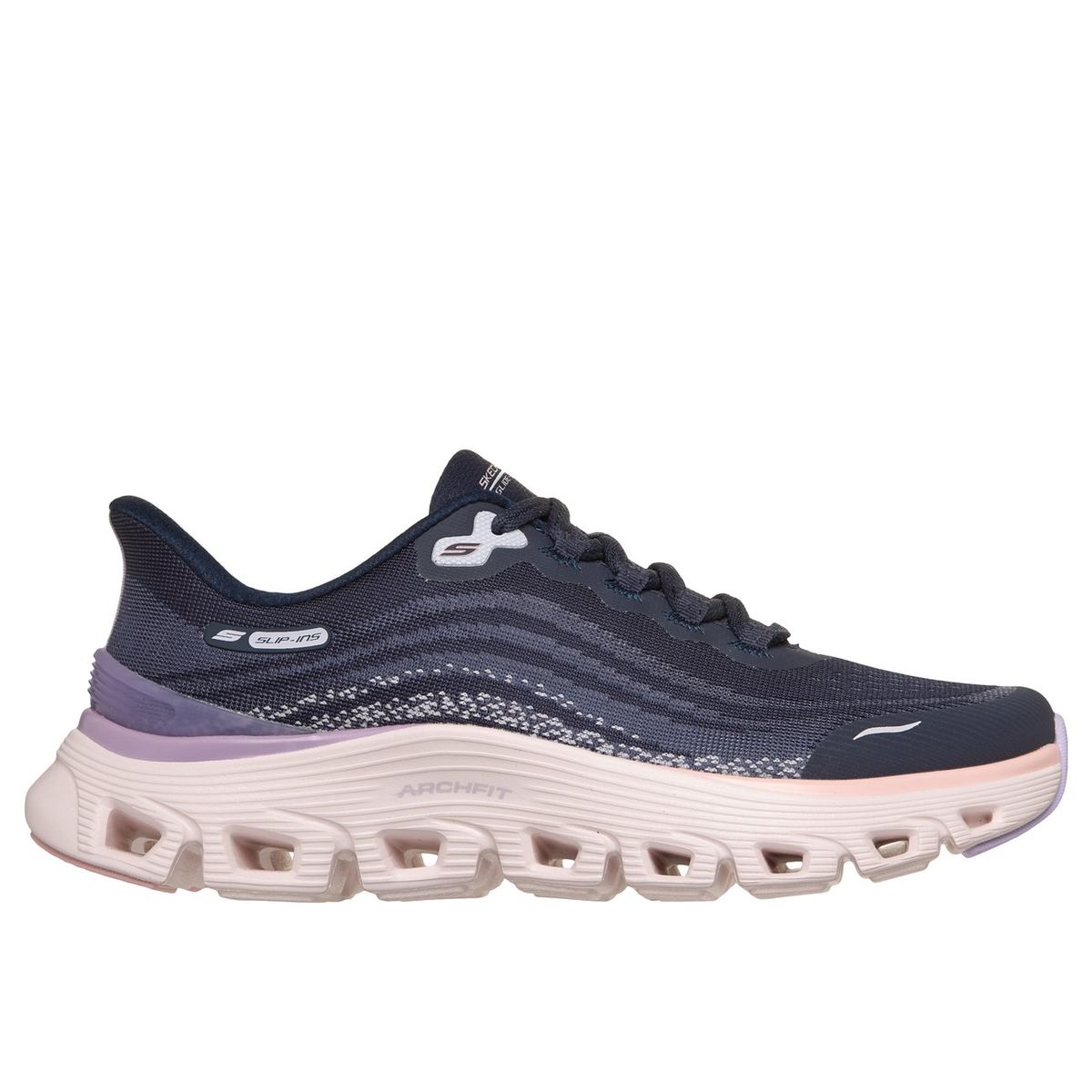 SKECHERS - Zapatillas Mujer Slip-ins AF Glide-Step Wave Azul Skechers