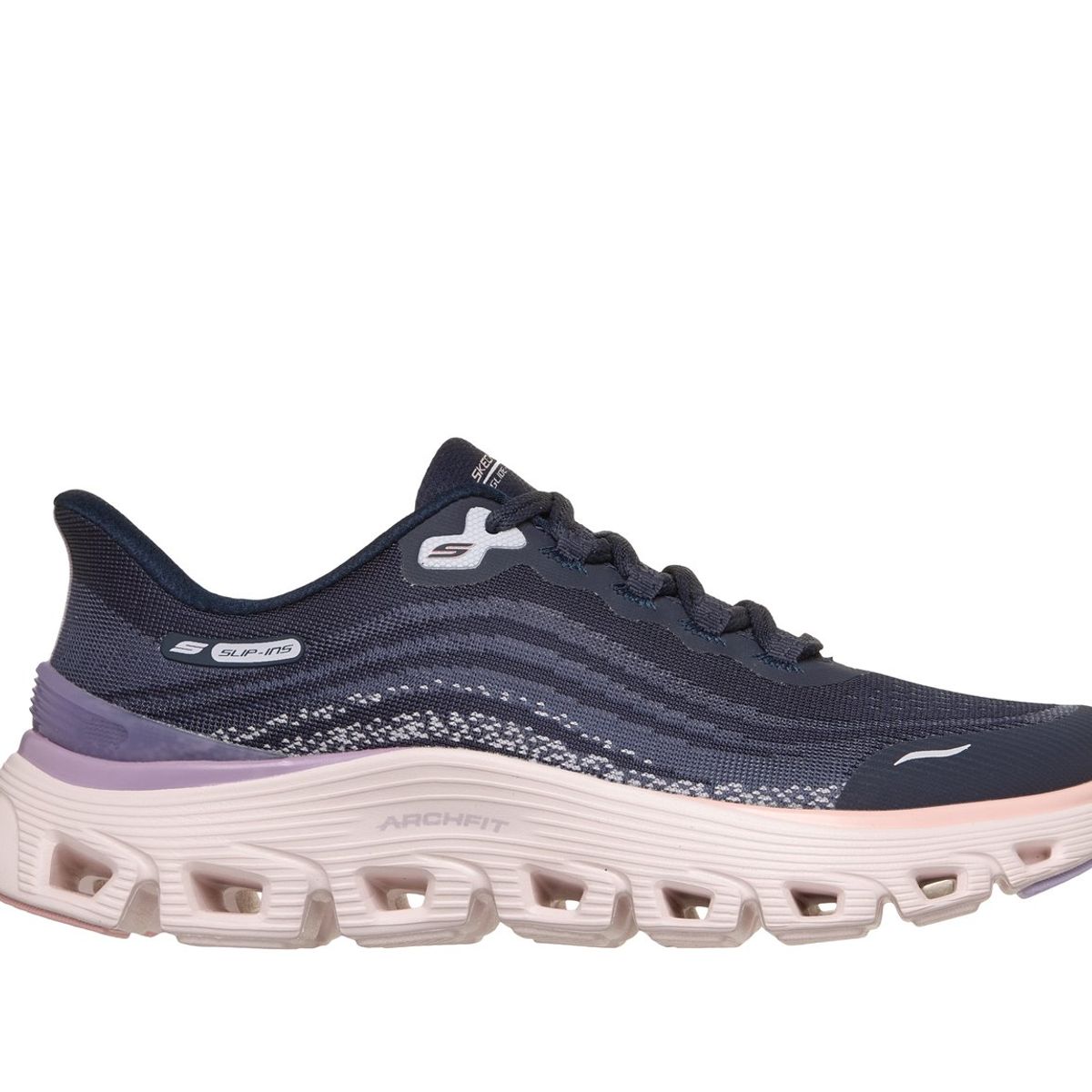 SKECHERS - Zapatillas Mujer Slip-ins AF Glide-Step Wave Azul Skechers