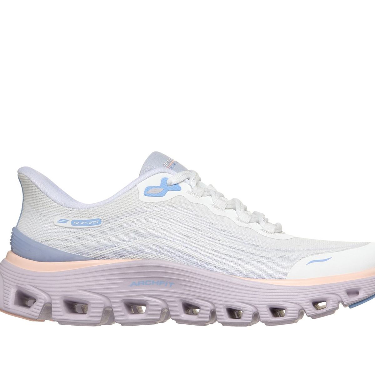 SKECHERS - Zapatillas Mujer Slip-ins AF Glide-Step Wave Blanco Skechers