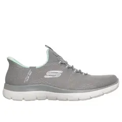 SKECHERS - Zapatillas Mujer Slip-ins Summits Dream Chaser Gris
