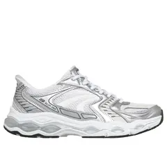SKECHERS - Zapatillas Mujer Slip-ins Skech-Gel Blanco plateado