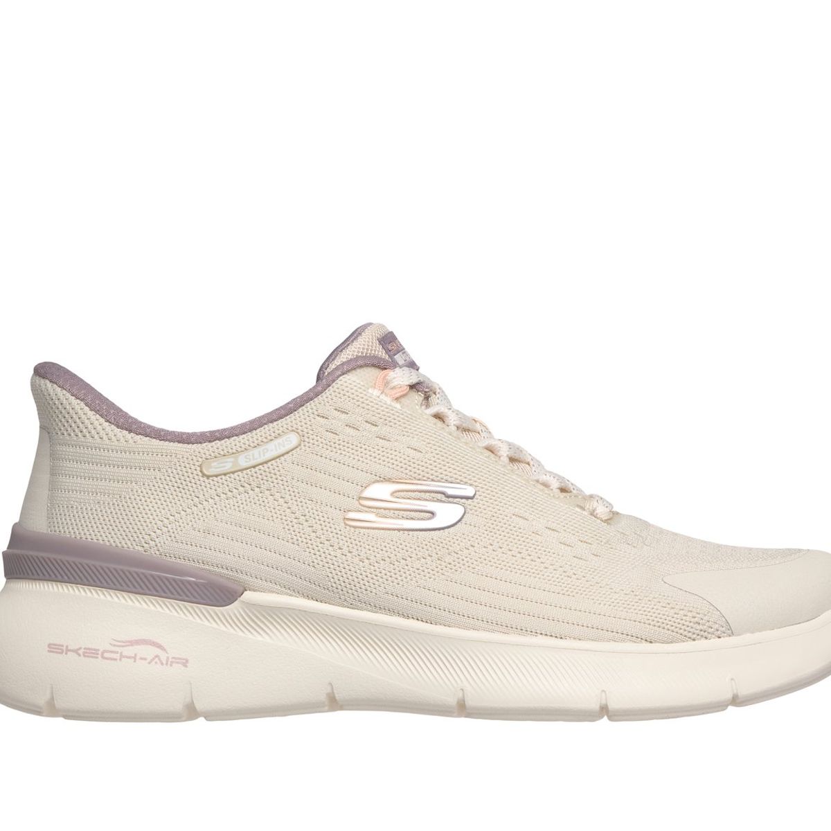 SKECHERS - Zapatillas Mujer Slip-ins Skech Air D 20 Beige Skechers
