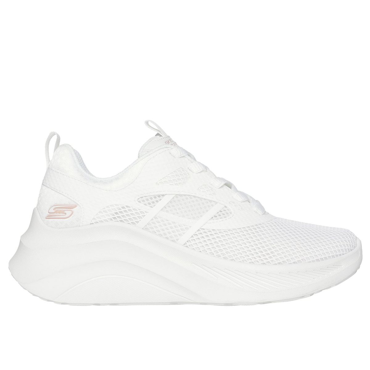 SKECHERS - Zapatillas Mujer BobsChaos Hi Dazzling Glint Blanco Skechers