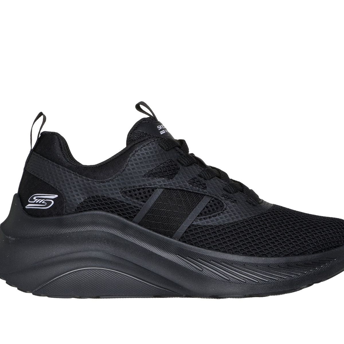 SKECHERS - Zapatillas Mujer BobsChaos Hi Dazzling Glint Negro Skechers
