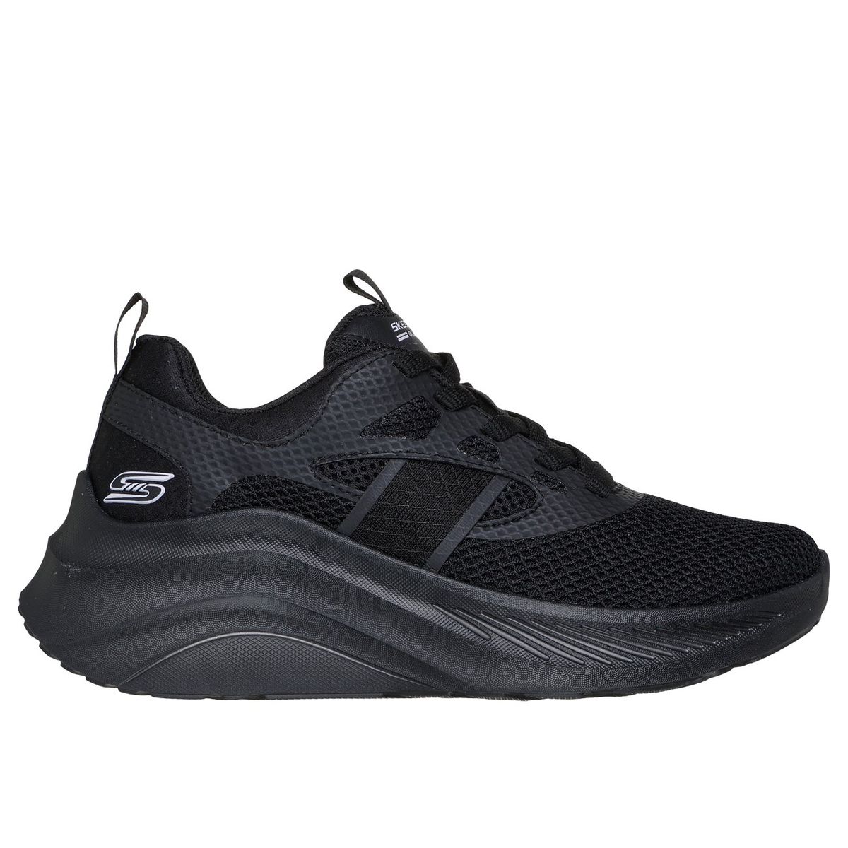 SKECHERS - Zapatillas Mujer BobsChaos Hi Dazzling Glint Negro Skechers