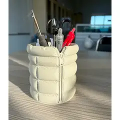 GENERICO - Organizador de escritorio estilo pluma con cremallera