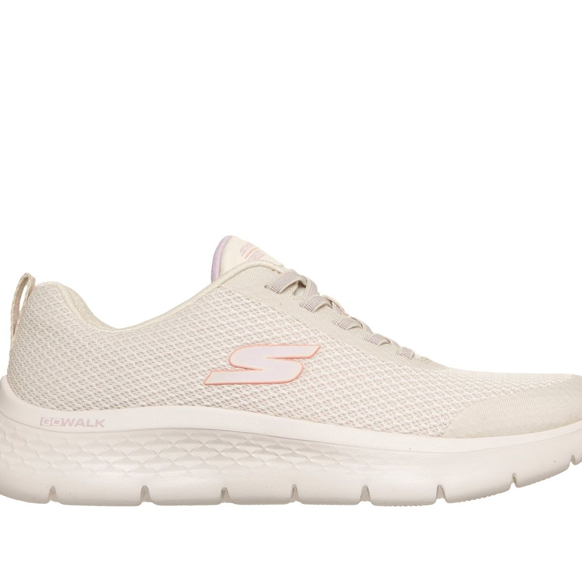 SKECHERS - Zapatillas Mujer Go Walk Flex Beige Skechers