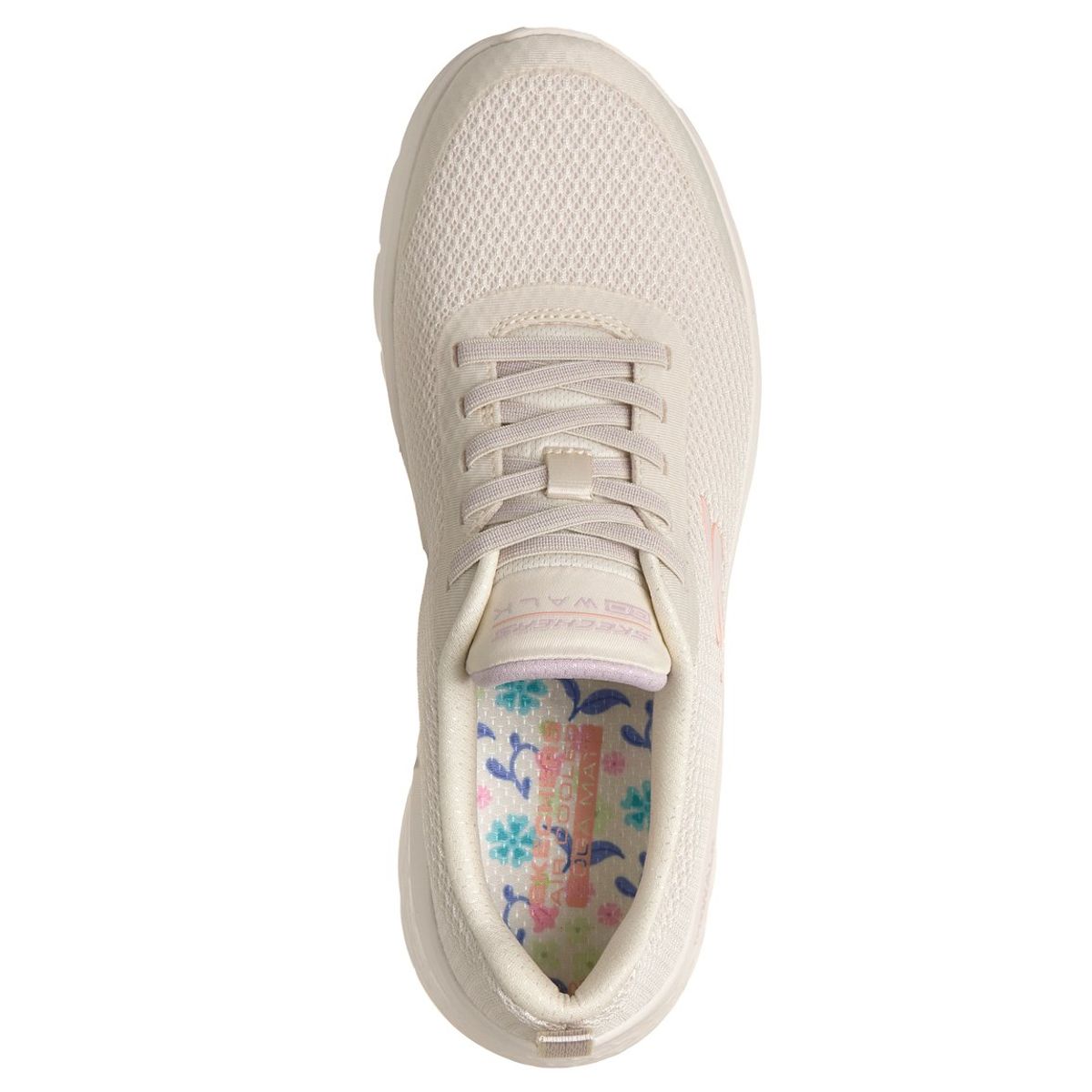 SKECHERS - Zapatillas Mujer Go Walk Flex Beige Skechers