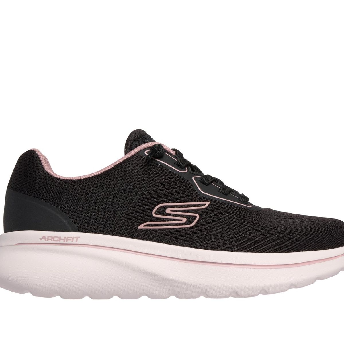 SKECHERS - Zapatillas Mujer Go Walk Arch Fit N-Joy Ellie Negro Skechers