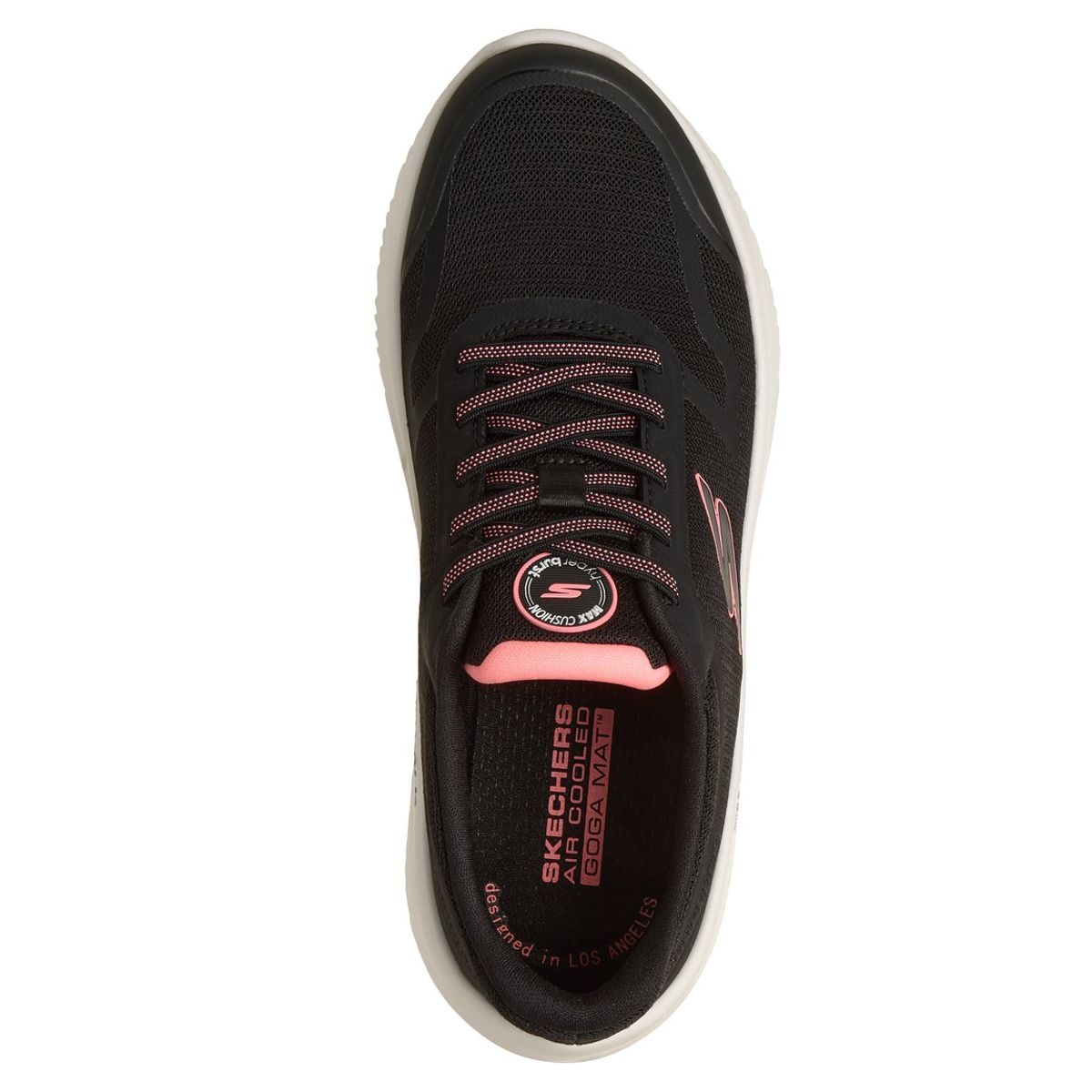 SKECHERS - Zapatillas Mujer Go Walk Max C Hyper Burst Negro PK Skechers