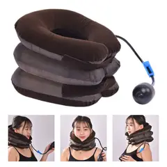 ATURE - Cojín Inflable Collar Tracción Cervical Alivia El Dolor