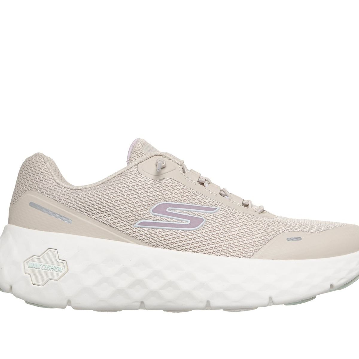 SKECHERS - Zapatillas Mujer Go Walk Max Cushioning Flex Beige Skechers