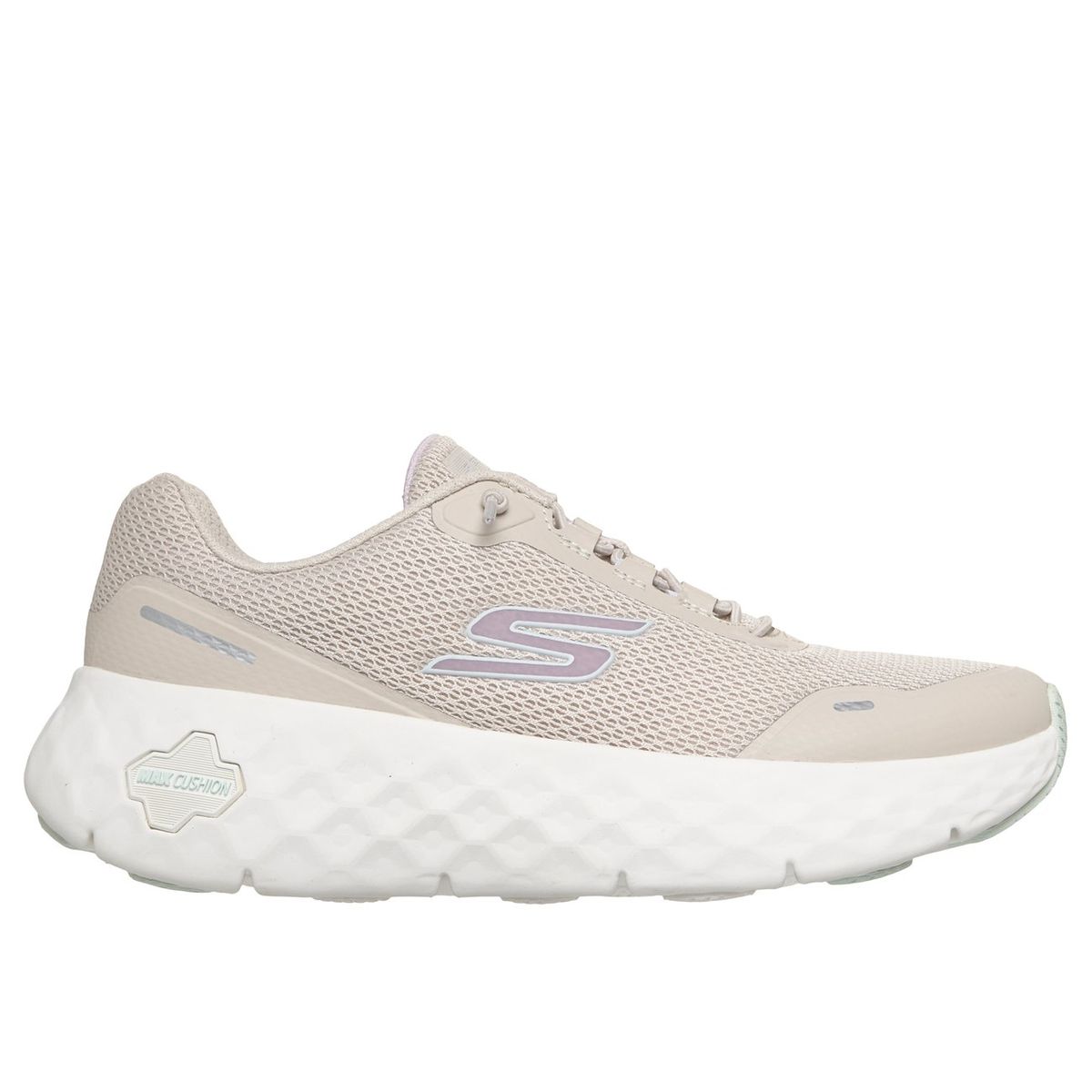SKECHERS - Zapatillas Mujer Go Walk Max Cushioning Flex Beige Skechers