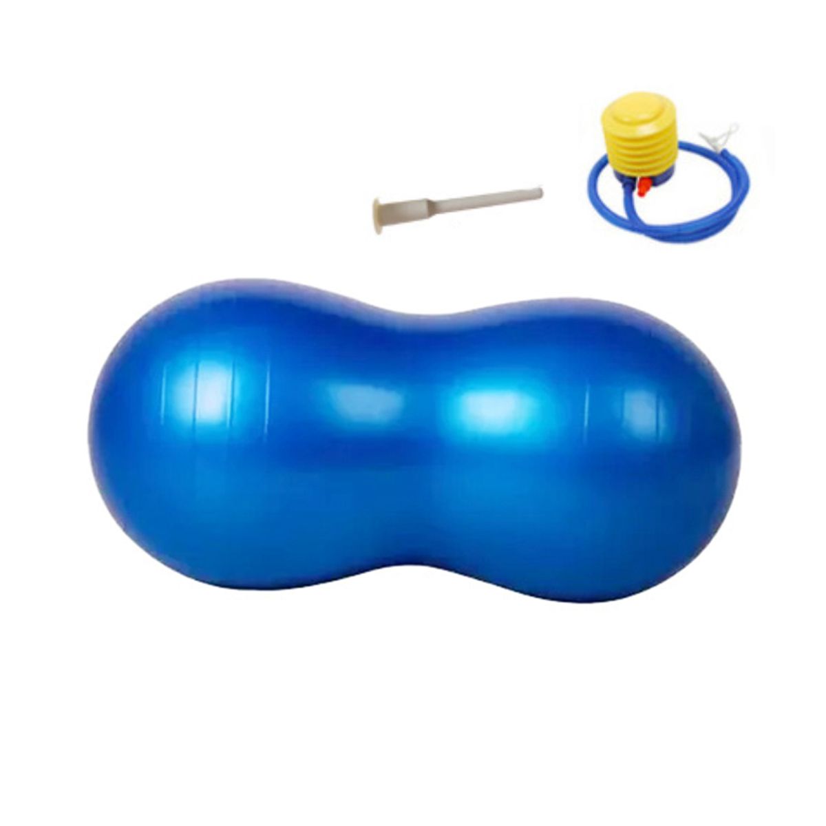ATURE - Balón Ovalado Pilates Yoga Tipo Maní 90x45cm + Bombín