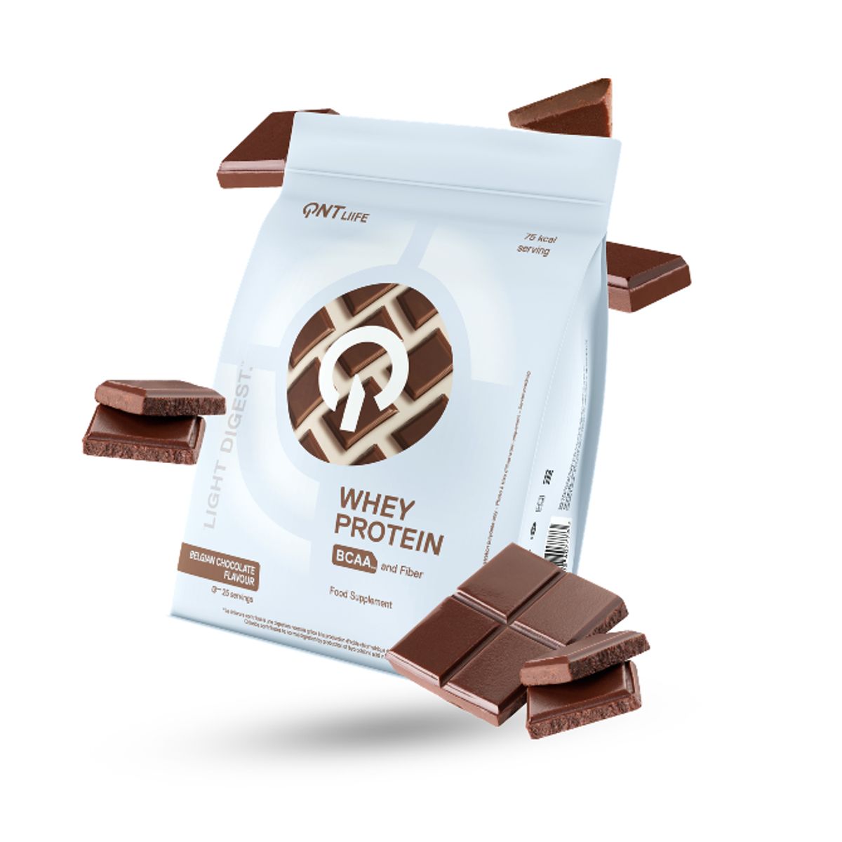 QNT - Proteina en polvo QNT - Whey Protein Chocolate belga 500 gr