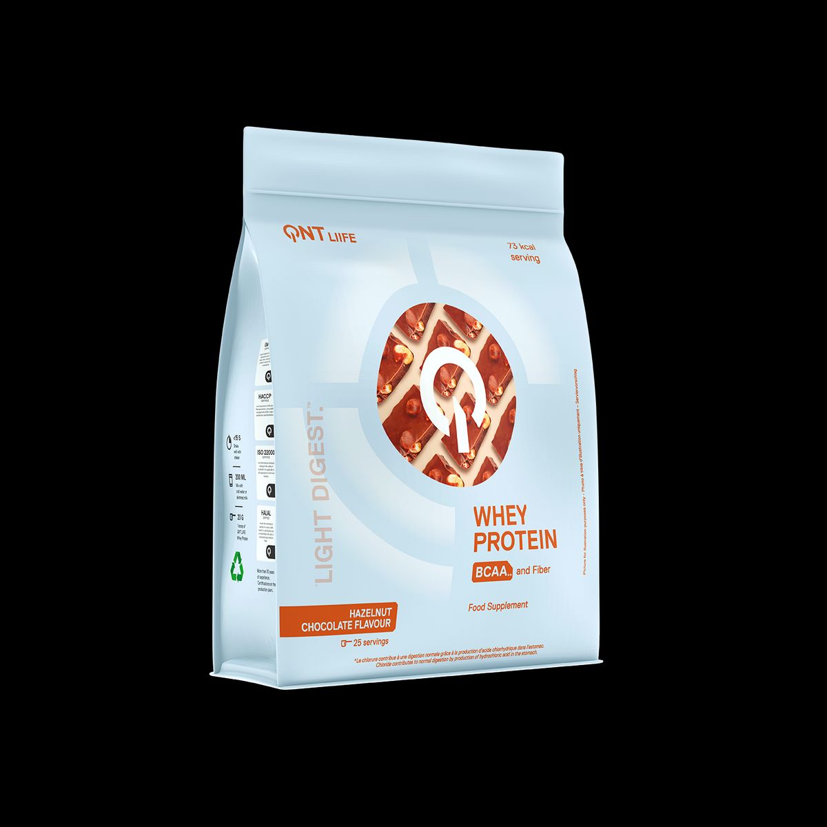 QNT - Proteina en polvo QNT - Whey Protein Chocolate Hazelnut 500 gr