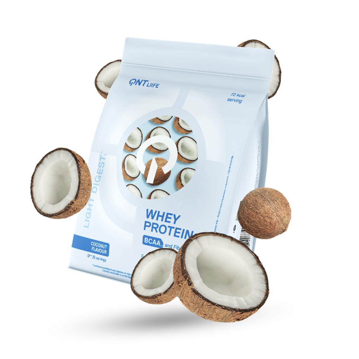 QNT - Proteina en polvo QNT - Whey Protein Coco 500 gr