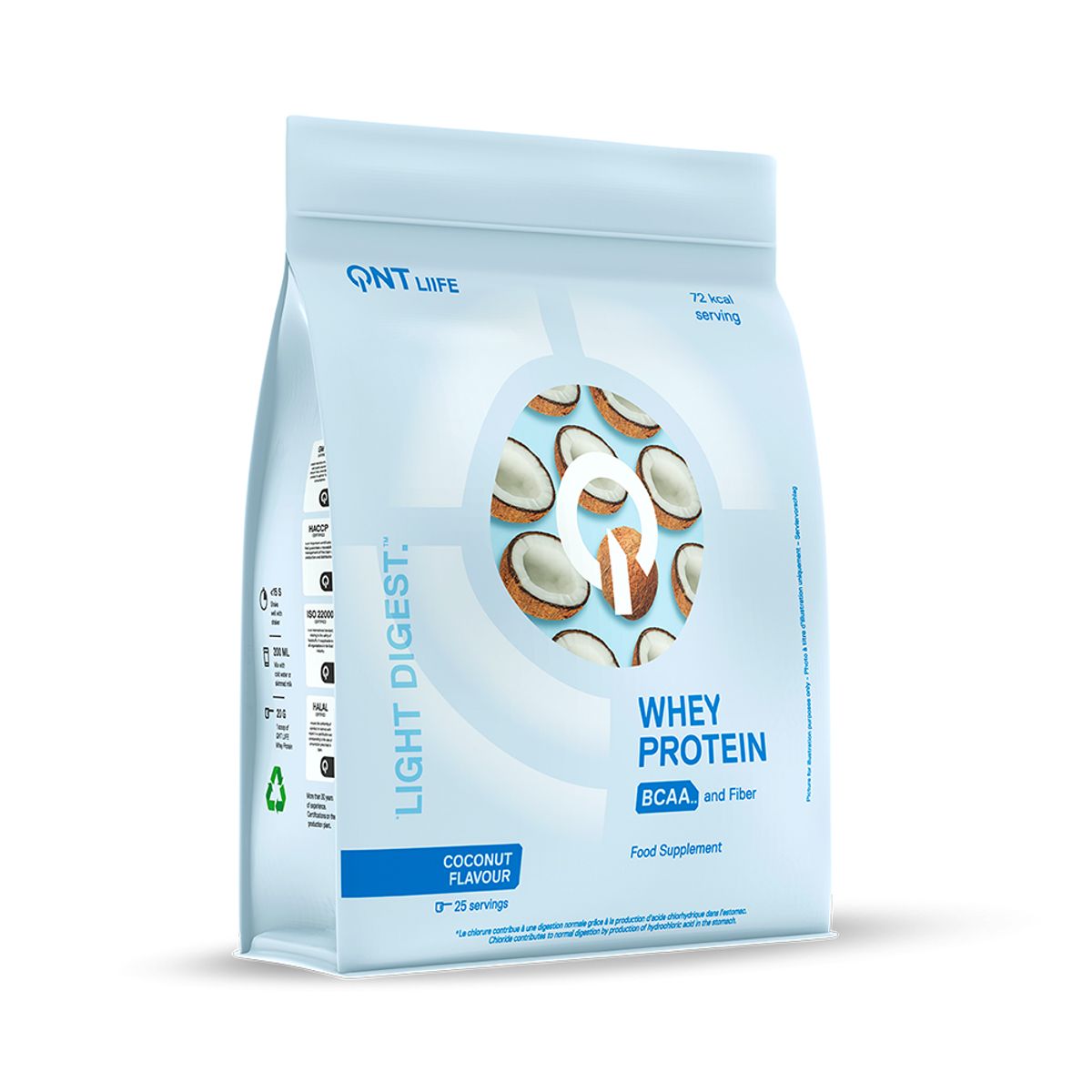 QNT - Proteina en polvo QNT - Whey Protein Coco 500 gr