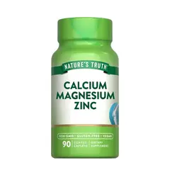 NATURE'S TRUTH - Calcio Magnesio Zinc Natures Truth - 90 cápsulas