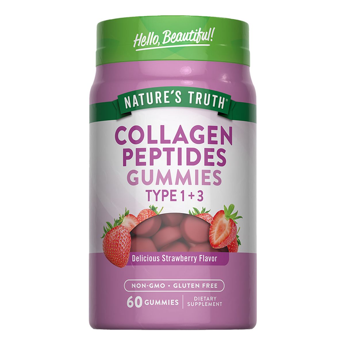 NATURE'S TRUTH - Gomitas de Colageno Natures Truth - Tipo I & III Beauty Collagen 60 unidades