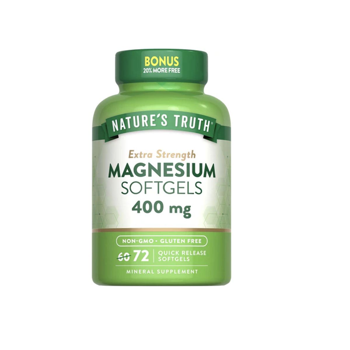 NATURE'S TRUTH - Magnesio Natures Truth - Magnesium 400 mg 72 cápsulas