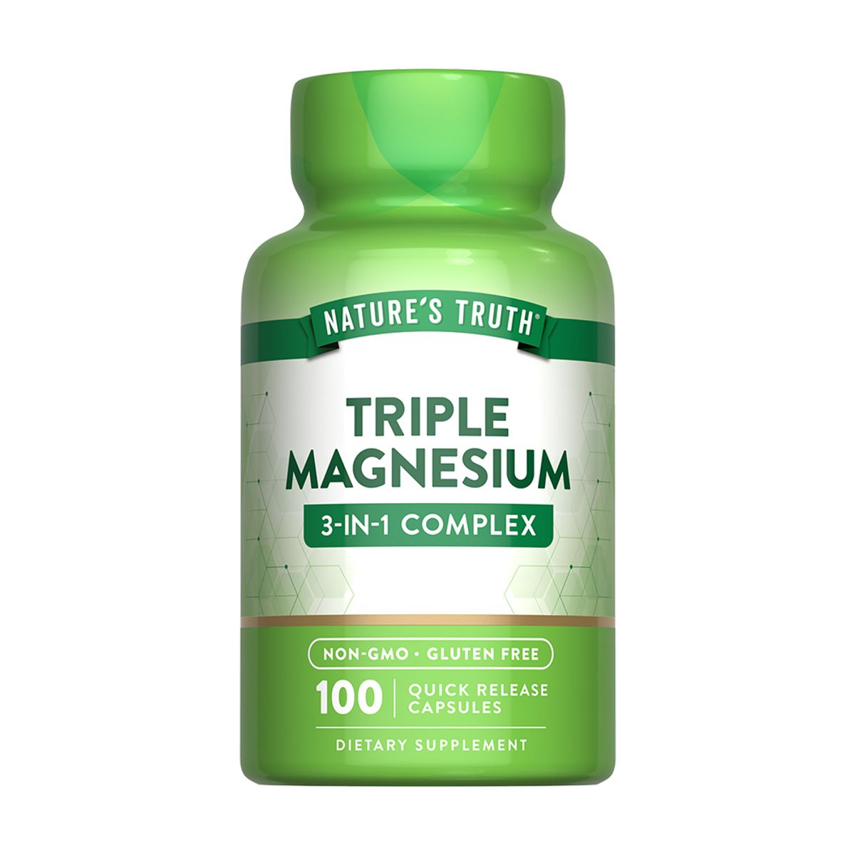 NATURE'S TRUTH - Magnesio Triple Natures Truth - Triple Complex 400 mg 100 cápsulas