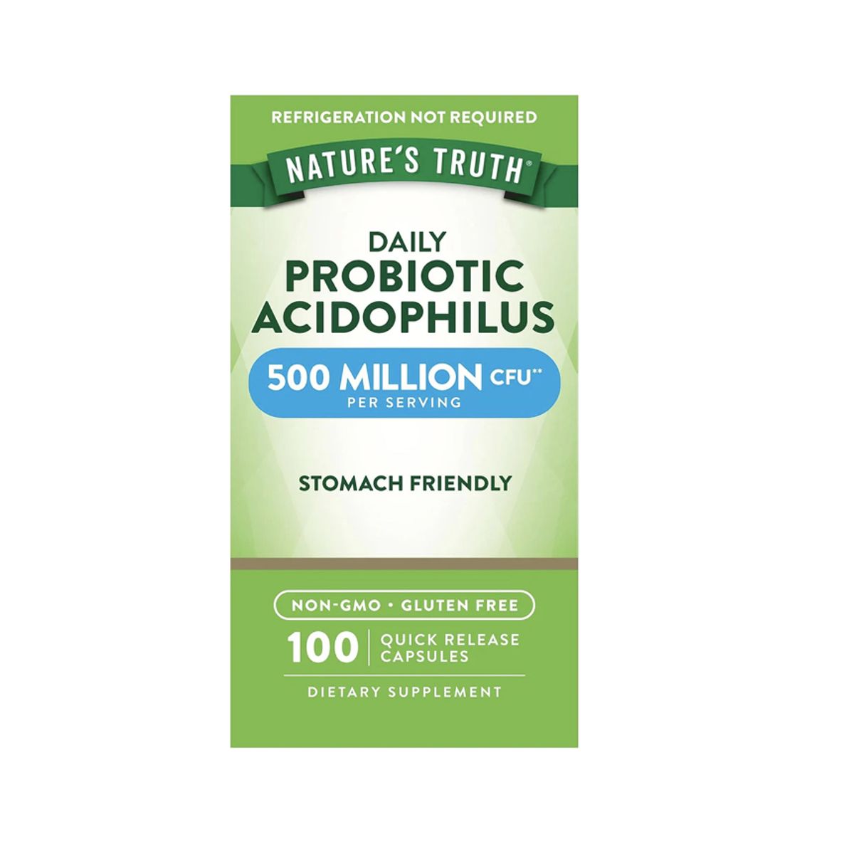 NATURE'S TRUTH - Probioticos Acidophilus Natures Truth - Lactobacillus acidophilus 100 cápsulas