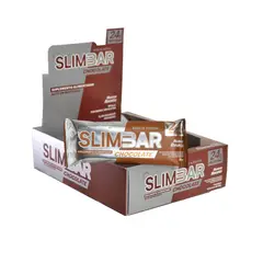 SLIMBAR - Barra de proteina - Chocolate 12 unidades
