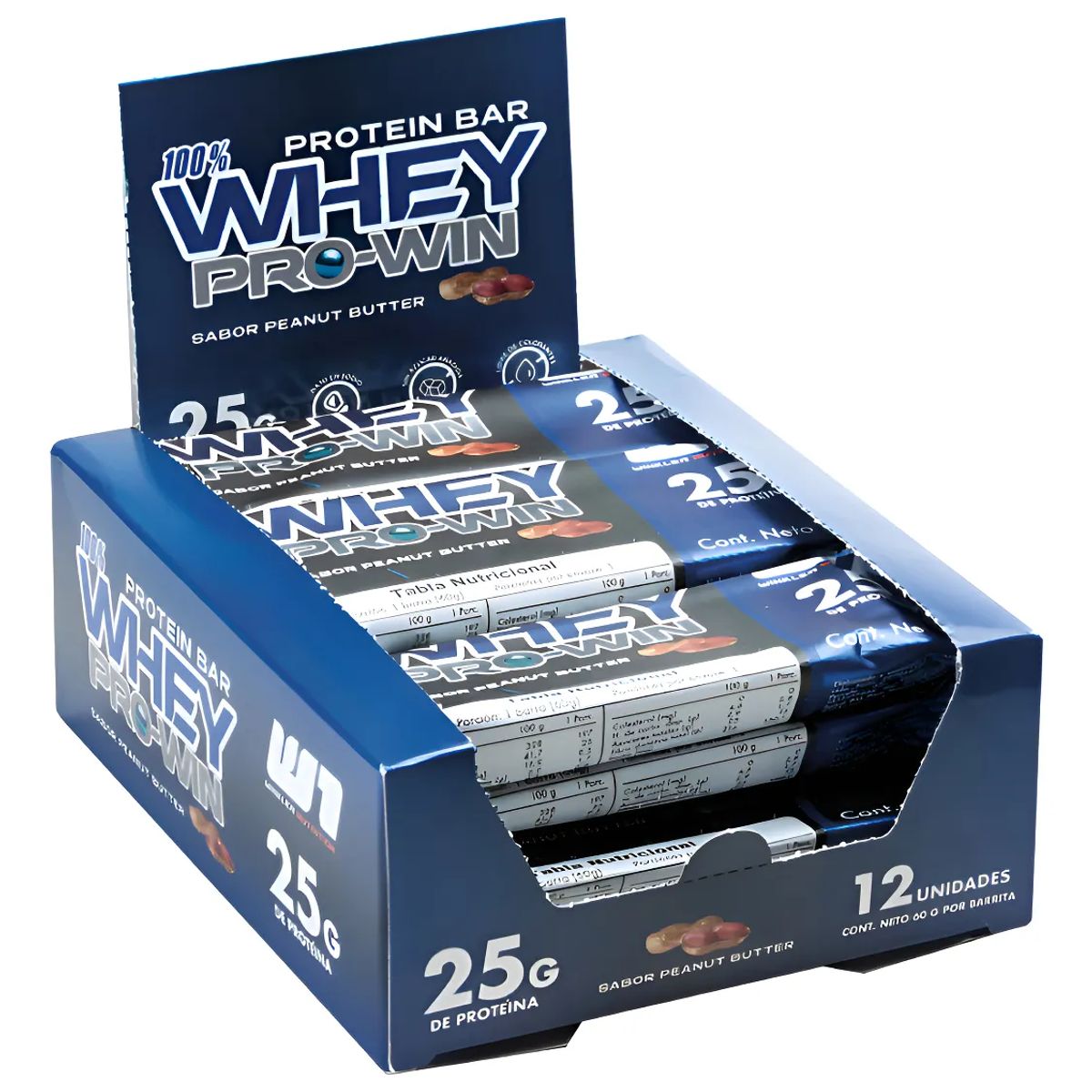 WINKLER NUTRITION - Barra de proteina Winkler Nutrition - Peanut Butter 12 unidades