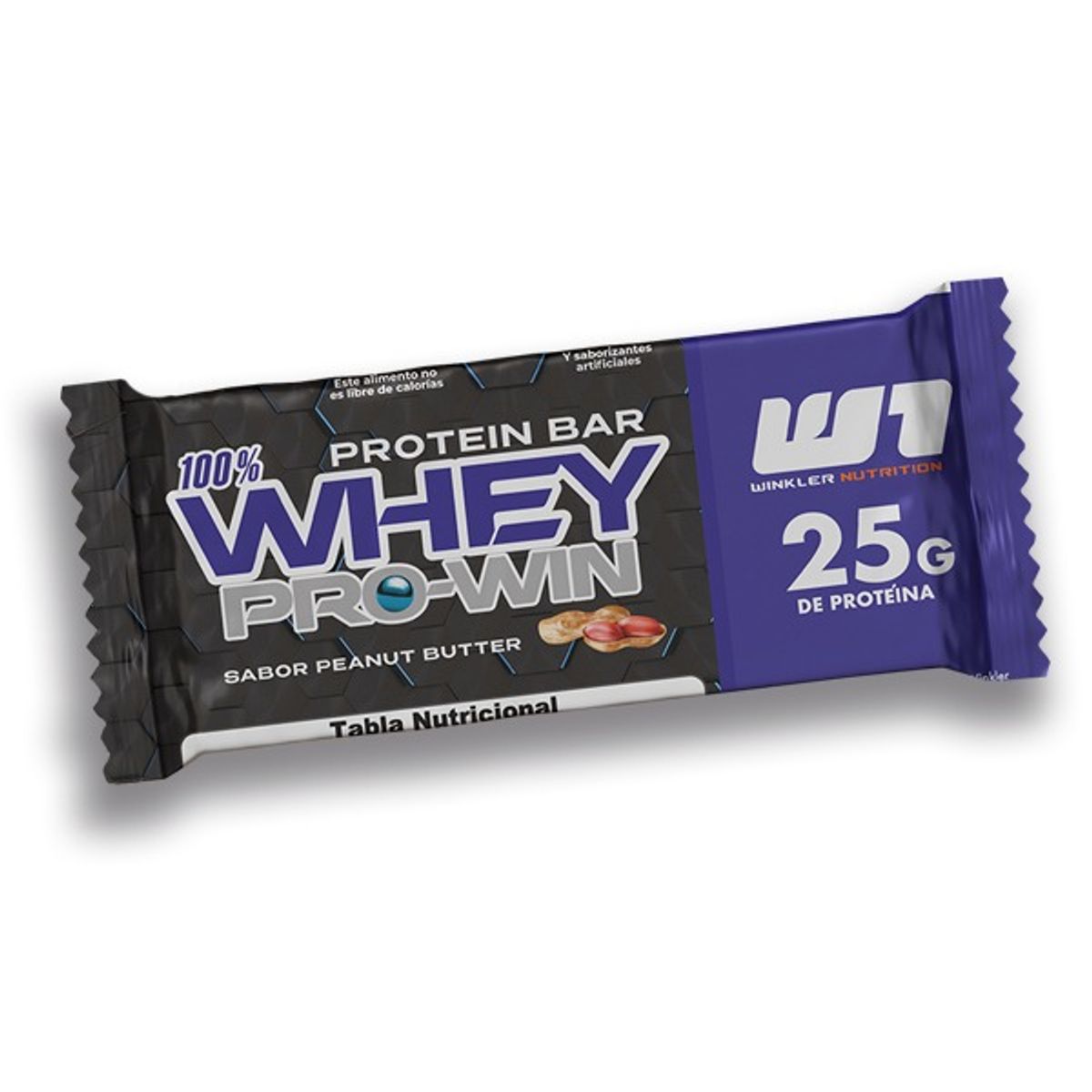 WINKLER NUTRITION - Barra de proteina Winkler Nutrition - Peanut Butter 12 unidades