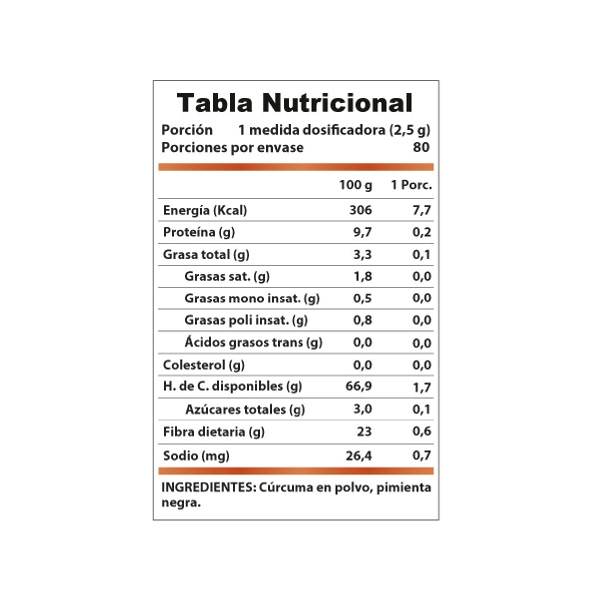 REVITTA WELLNESS - Cúrcuma Activada Revitta - Curcuma + Pimienta Negra 200 gr 80 servicios