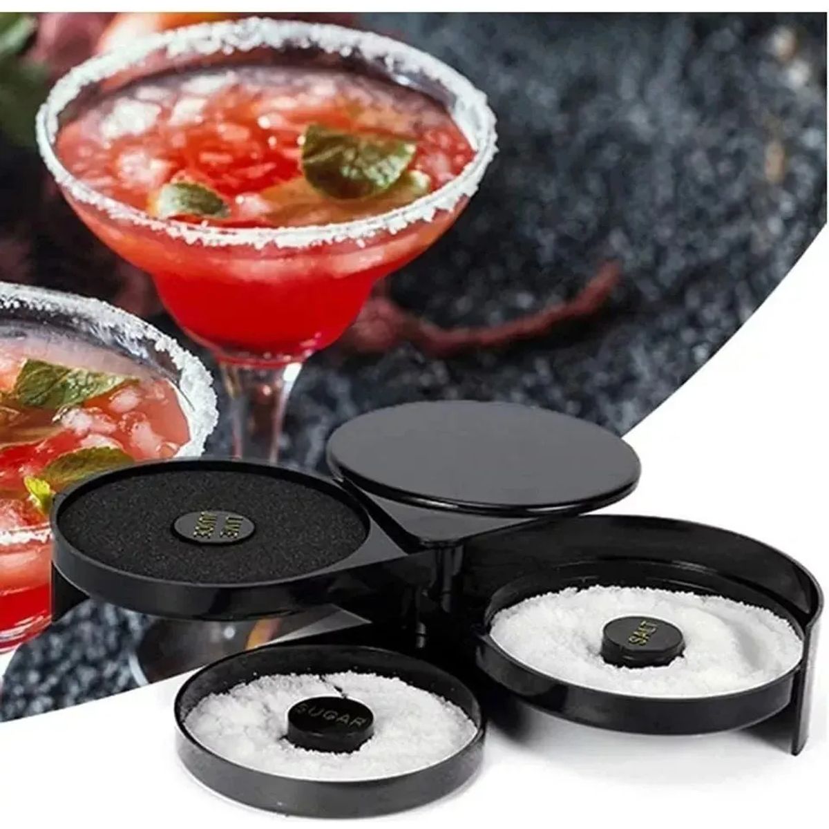 Escarchador Orillador Copas Sal Azúcar Limón Margaritas Bar, marca GENERICO - Foto Principal