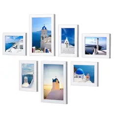 ATURE - Set 7 Marcos De Fotos Decoración De Sala Sin Perforar
